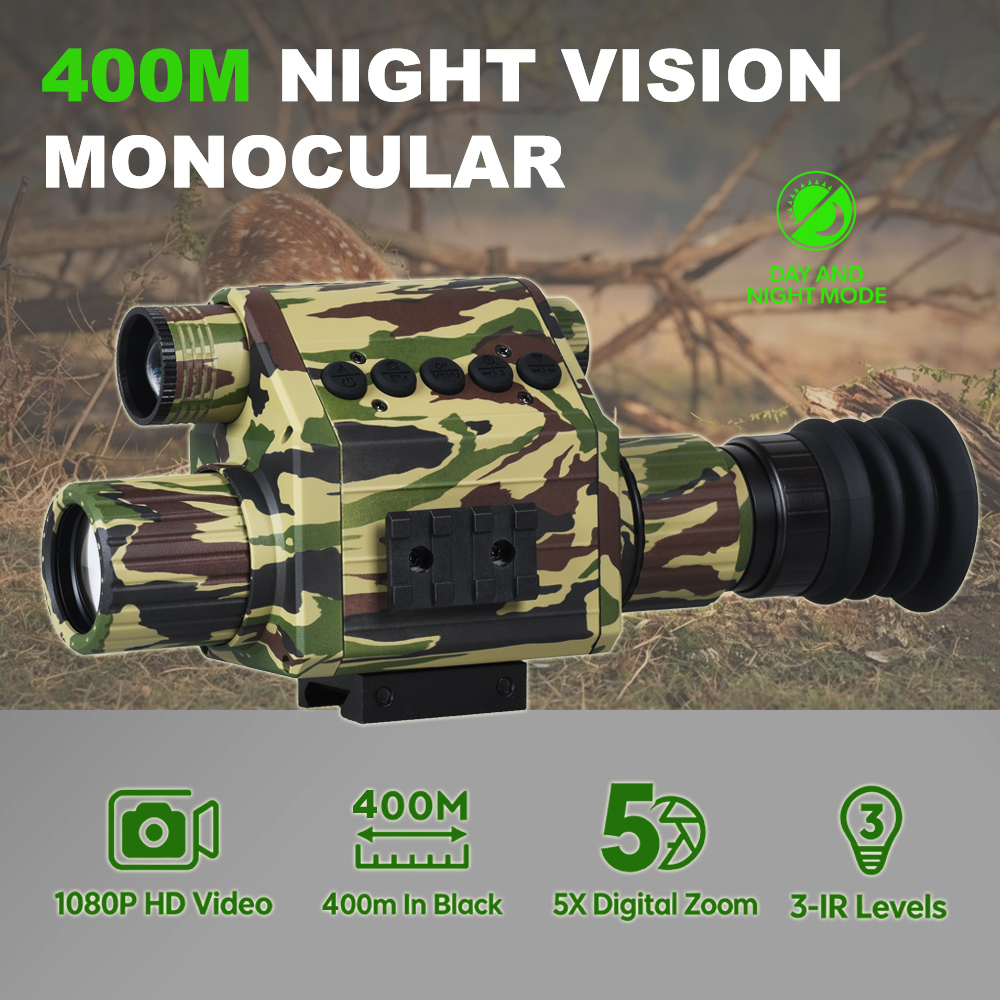 Night Vision Monocular 1080P - Digital Night Vision Monocular Day and