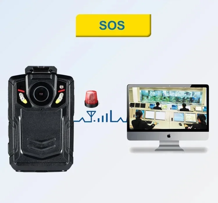 Night Vision Camera Wifi 4G - BC102 Body Cameras 2.0 Inch LCD