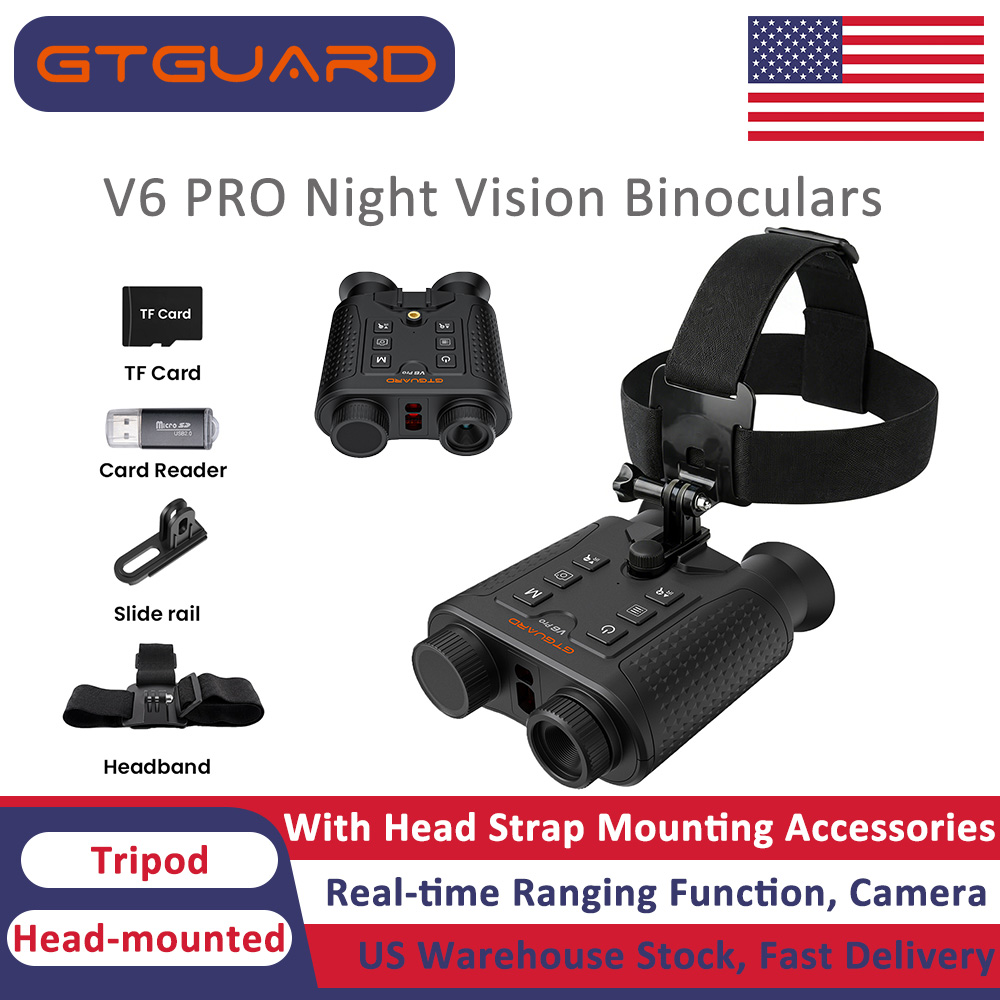 Night Vision Goggles Head Mounted - Night Vision Goggles GTGUARD V6 PRO