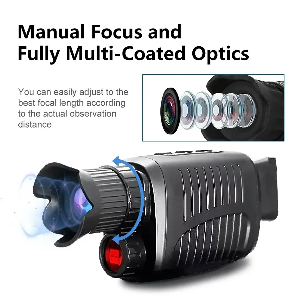 Night Vision Monocular 1080P - 1080P HD Monocular Night Vision with