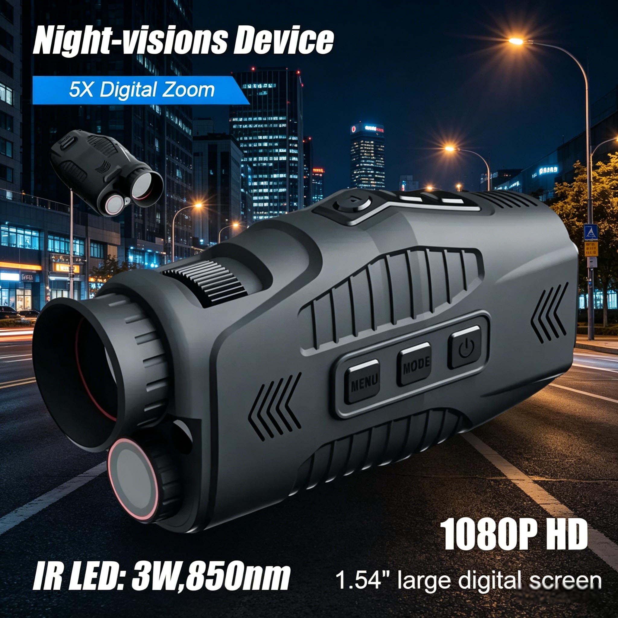 Night Vision Monocular 1080P - R11 1080P Monocular Infrared Night Vision