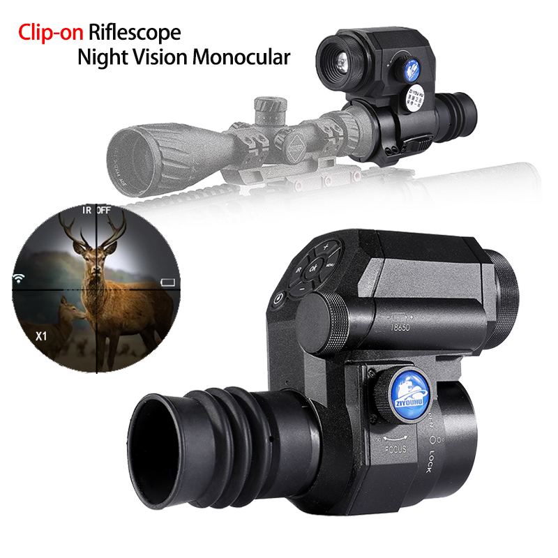 Night Vision Rifle Scope Ir 850Nm - Clip-on Riflescope Infrared Night Vision Monoculars