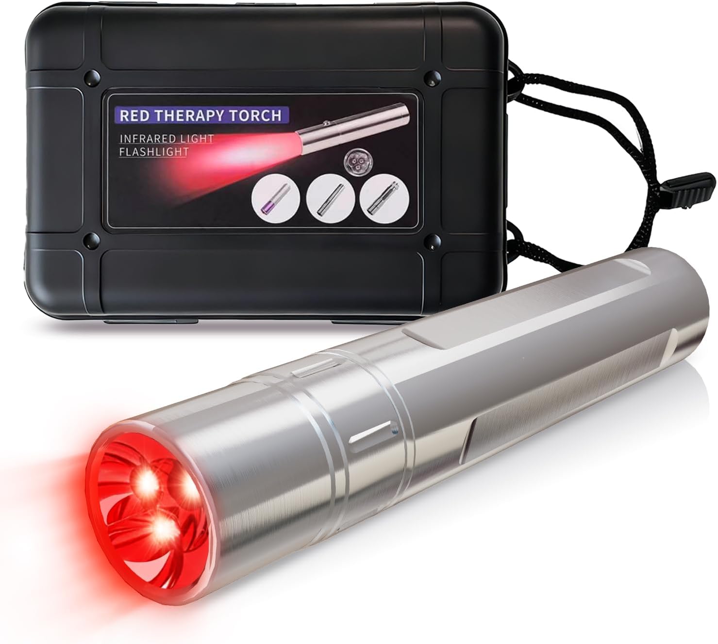 Ir Illuminator 850Nm Flashlight - 630+660+850nm Handheld Red Light Therapy Device