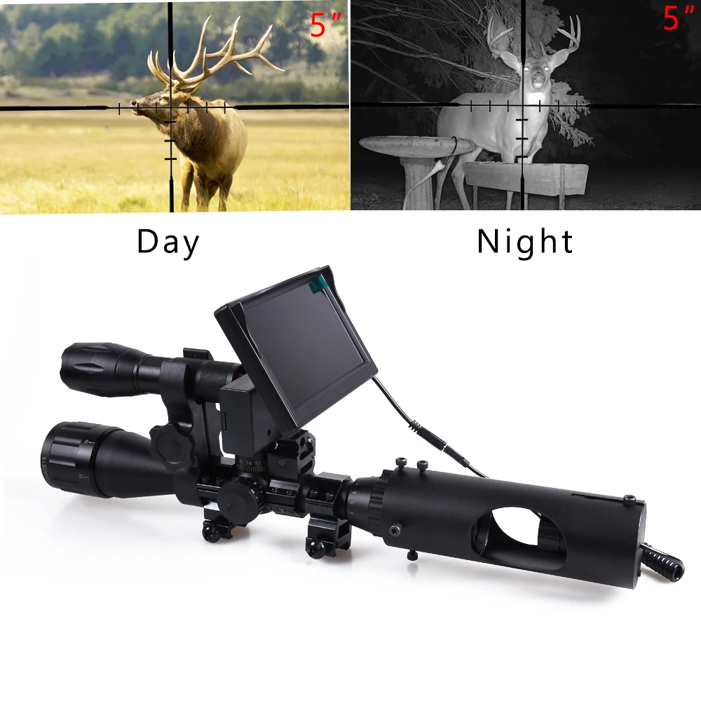 Night Vision Rifle Scope Ir 850Nm - Hunting Night Vision Riflescope Tactical Scopes