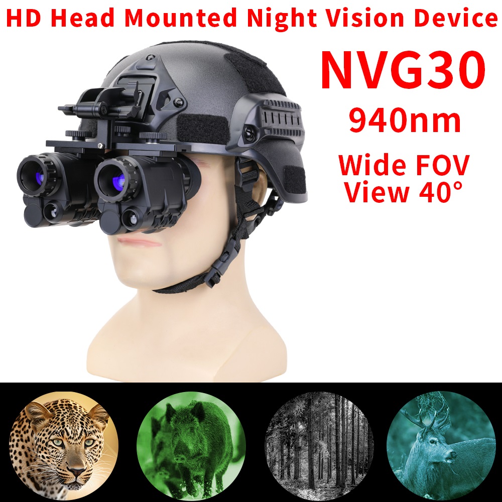 Night Vision Scope 4X Digital - NVG30 Helmet Night Vision Monocular Scope