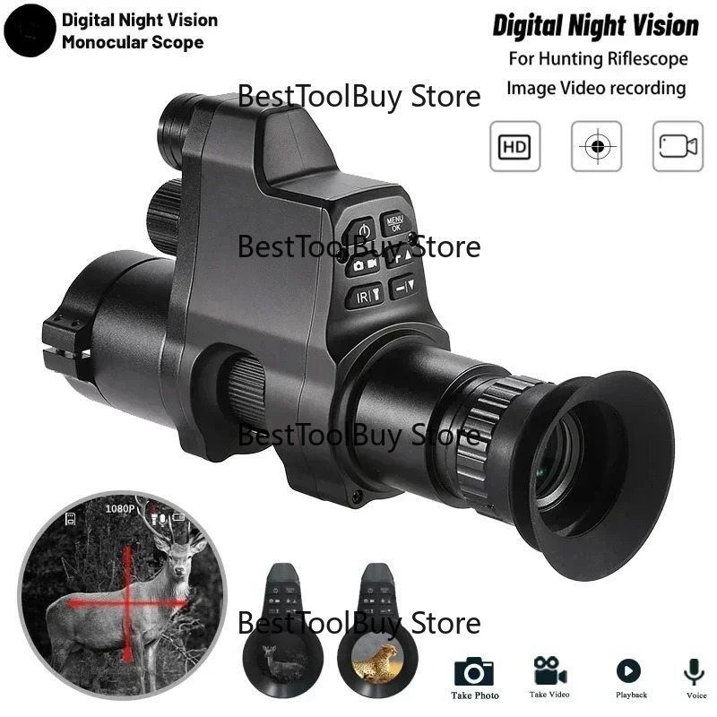 Night Vision Scope 4X Digital - Night Vision Monocular 4X Zoom HD