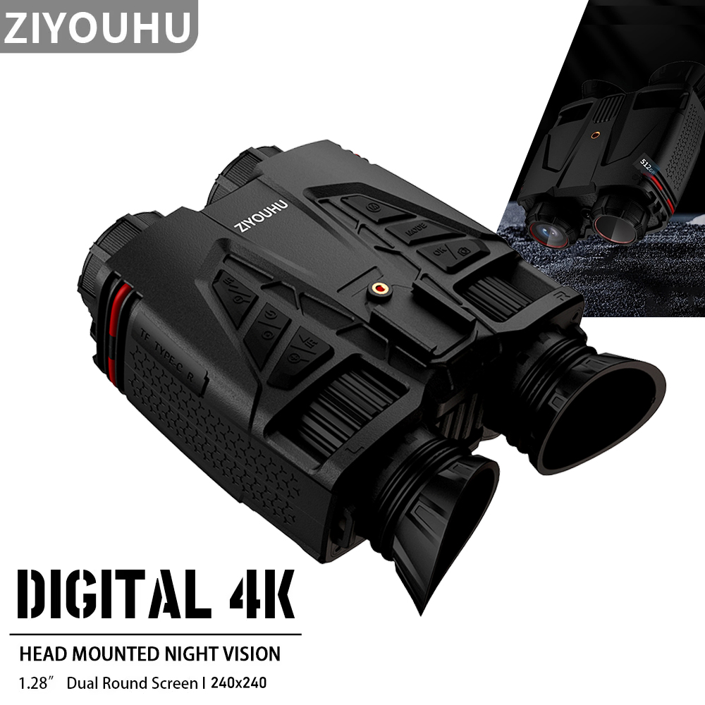 NVC800 4K UHD Infrared Head-Mo - Digital Night Vision Binoculars 4K recension och pris