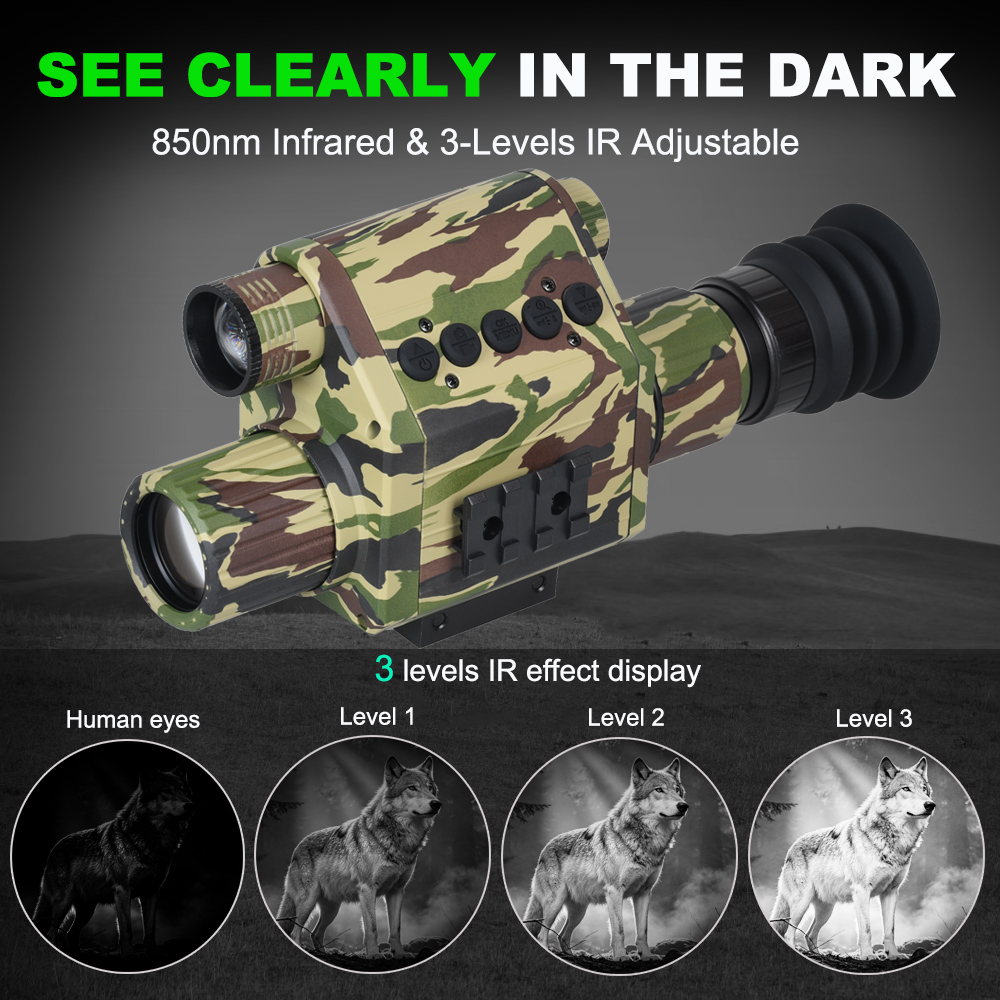Digital Night Vision Monocular - Night Vision Monocular 1080P recension och pris