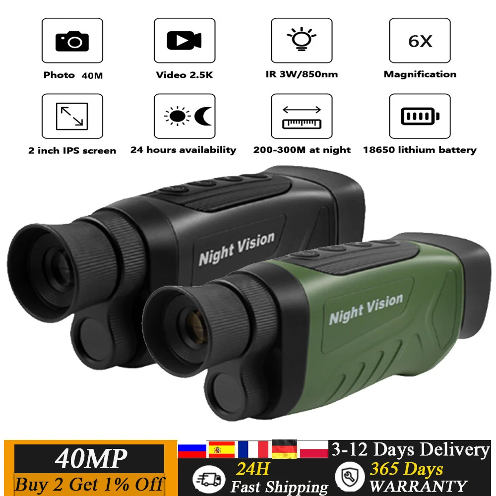 Digital Night-Vision Monocular - Night Vision Monocular 8X recension och pris