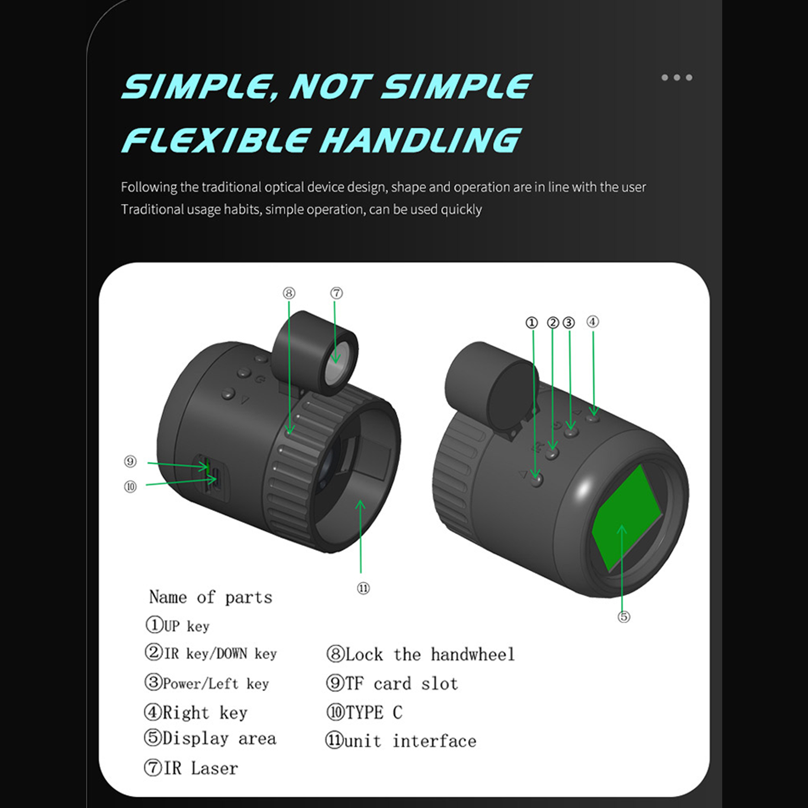 Digital Night Vision Monocular - Night Vision Monocular 1080P recension och pris