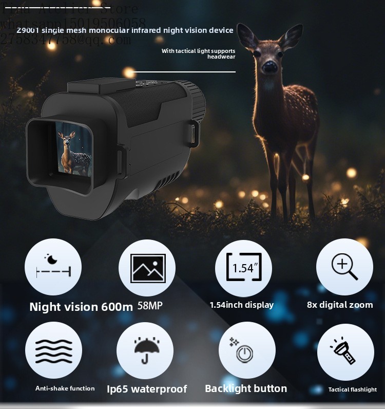 Z9001  Thermal Scope Thermal M - Night Vision Monocular 8X recension och pris