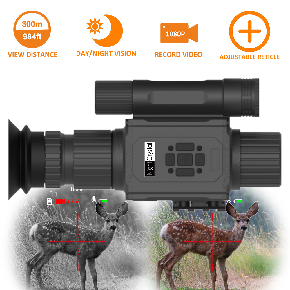 Megaorei NK008 Plus Digital Ni - Night Vision Scope 4X Digital recension och pris