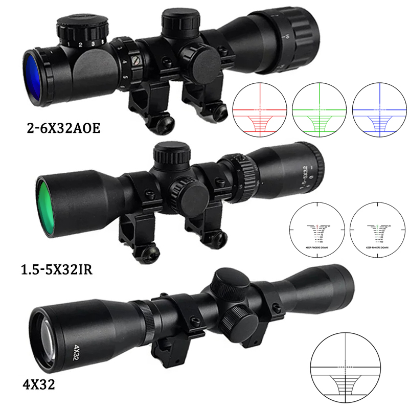 4x32 1.5-5x32IR 2-6X32AOE Tact - Night Vision Scope For Crossbow recension och pris