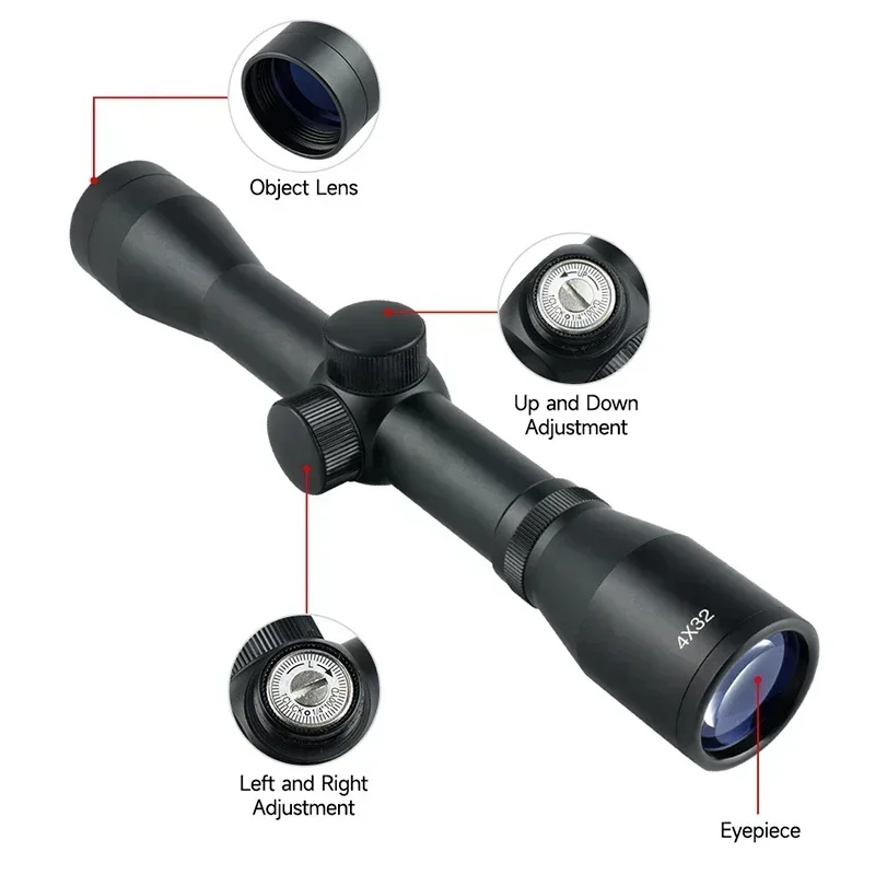 4x32 1.5-5x32IR 2-6X32AOE Tact - Night Vision Scope For Crossbow recension och pris