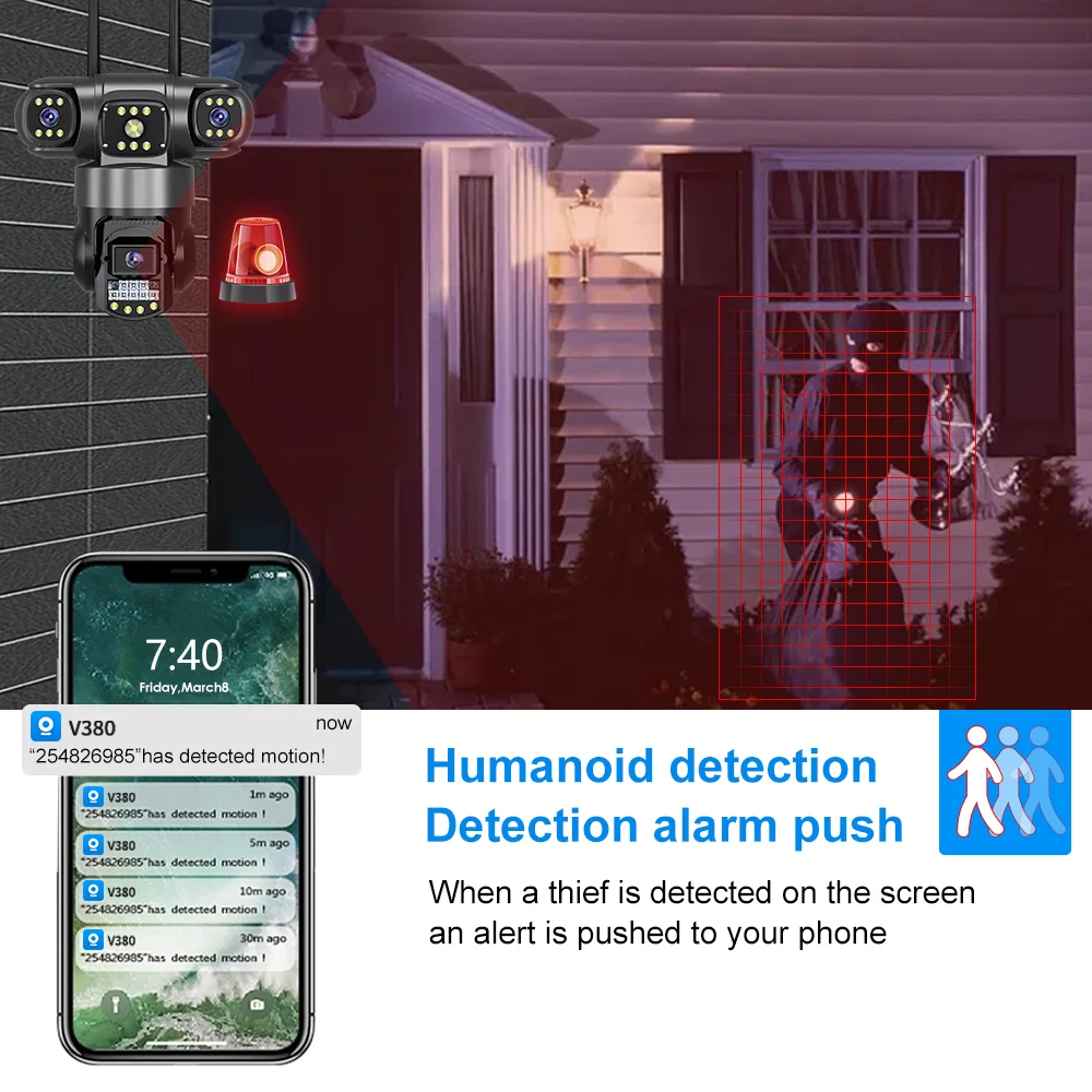 V380 Pro 4G Outdoor Waterproof - Night Vision Camera Wifi 4G recension och pris