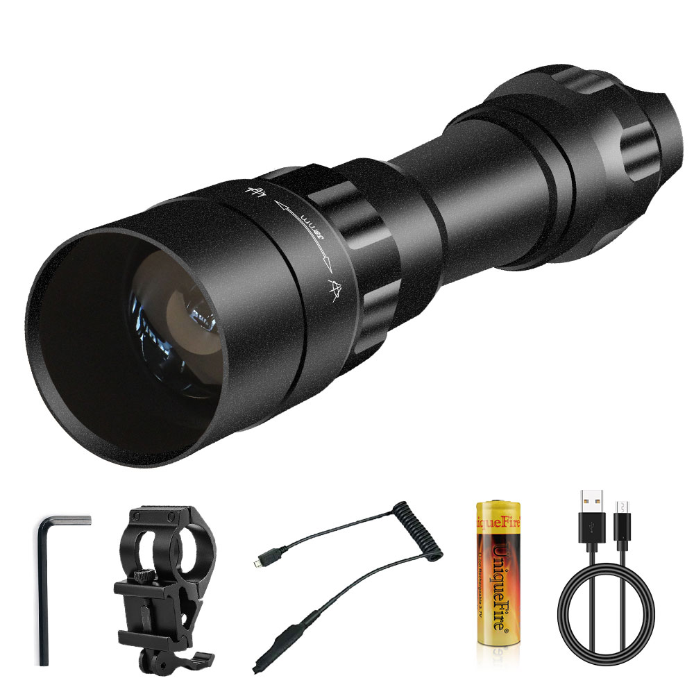 UniqueFire 1605 T38 4715AS IR  - Ir Illuminator 850Nm Flashlight recension och pris