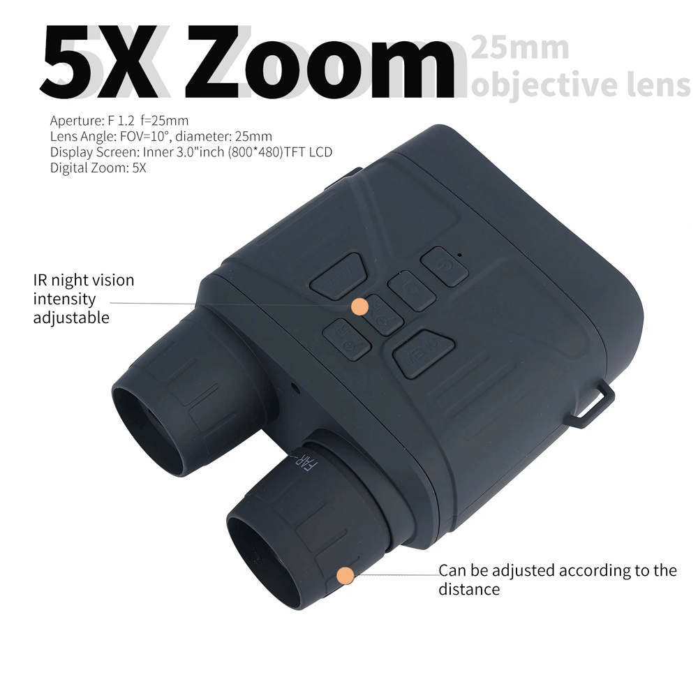 4K 3inch Infared Digital Night - Digital Night Vision Binoculars 4K recension och pris