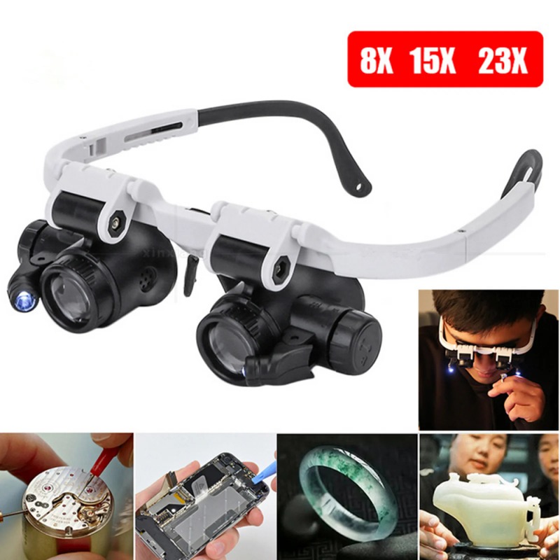 Multi Lens Headband Magnifier  - Night Vision Goggles Head Mounted recension och pris