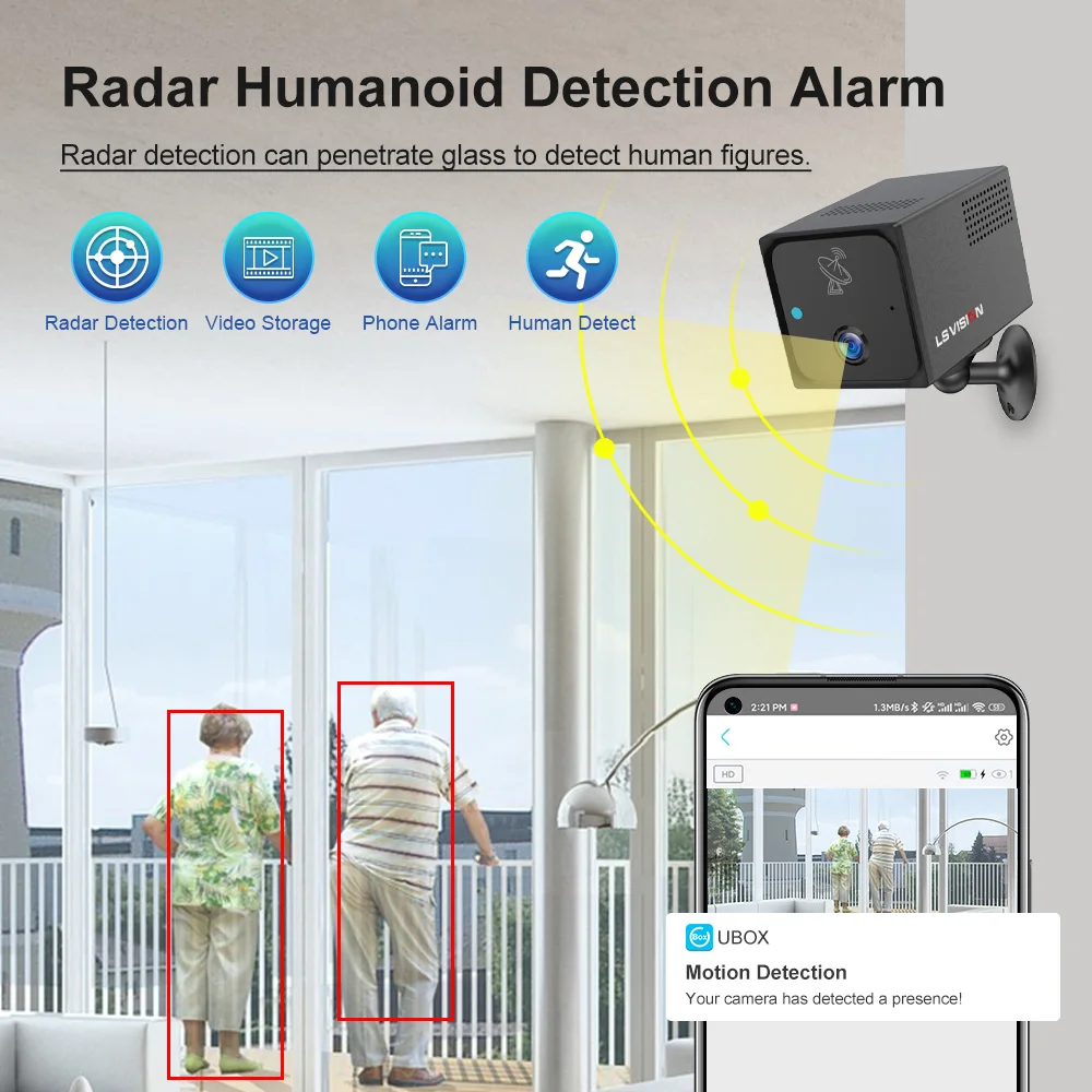 LS VISION 4MP 4G Mini Camera W - Night Vision Camera Wifi 4G recension och pris