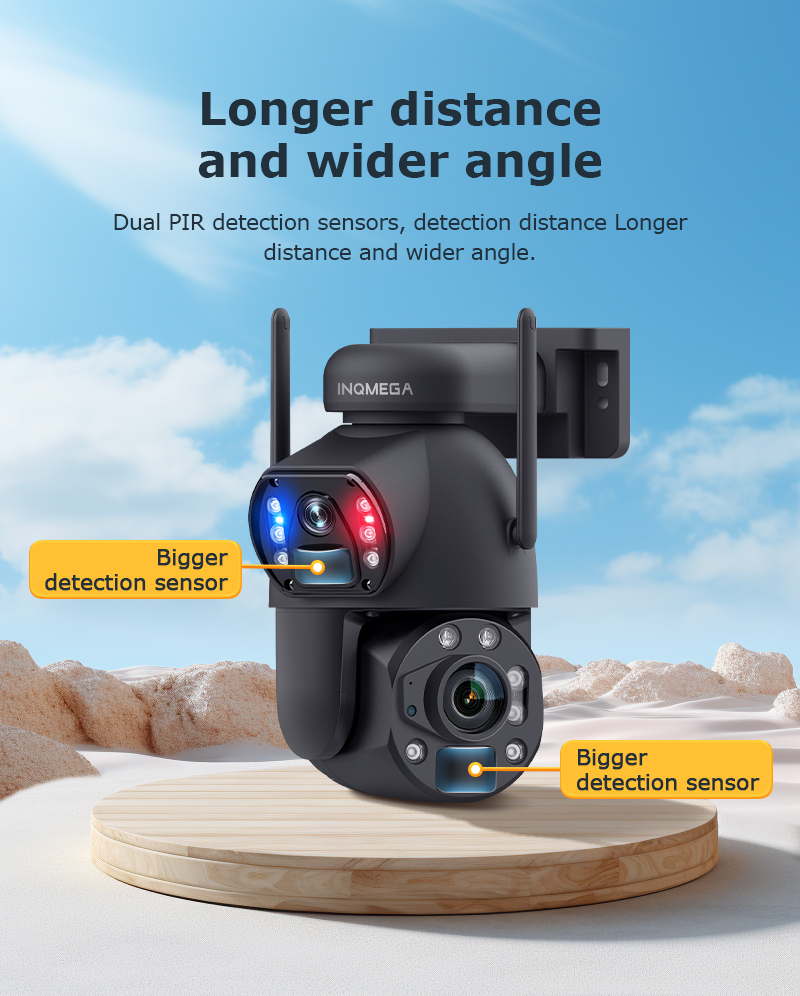 INQMEGA 12MP 50X Solar Camera  - Night Vision Camera Wifi 4G recension och pris