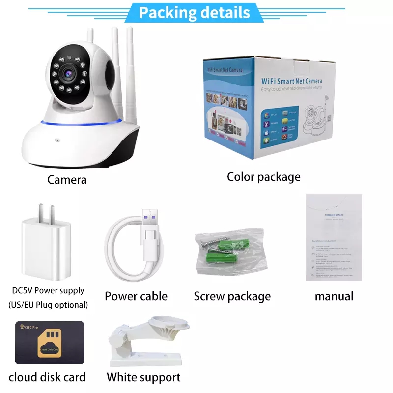 1080P HD Indoor Wireless IP Ca - Night Vision Camera Wifi 4G recension och pris