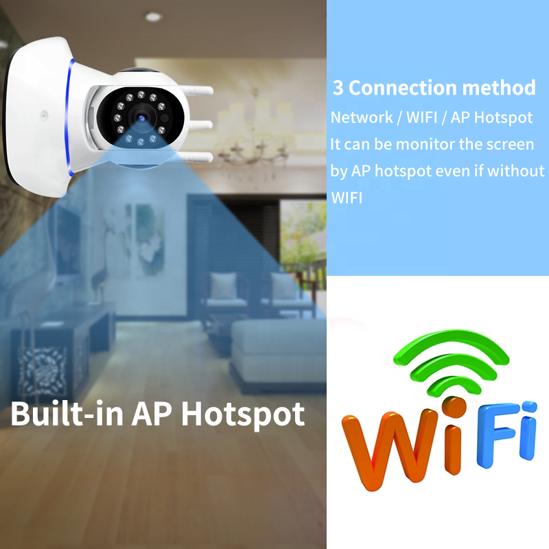 1080P HD Indoor Wireless IP Ca - Night Vision Camera Wifi 4G recension och pris