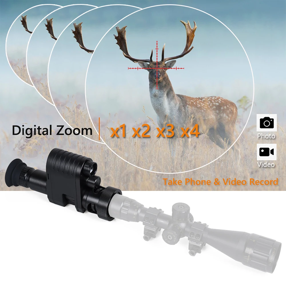 NEW 4x zoom Infrared Night Vis - Night Vision Scope 4X Digital recension och pris