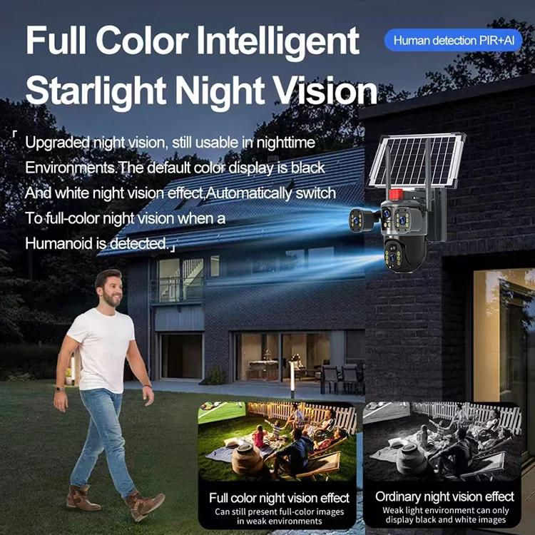 3Lens 3Views 12MP 4G Card Sola - Night Vision Camera Wifi 4G recension och pris