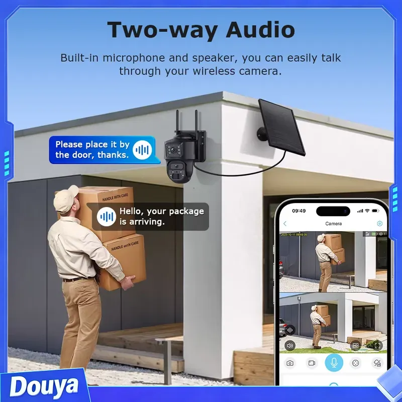6MP 4G Wifi Dual Lens Dual Vie - Night Vision Camera Wifi 4G recension och pris