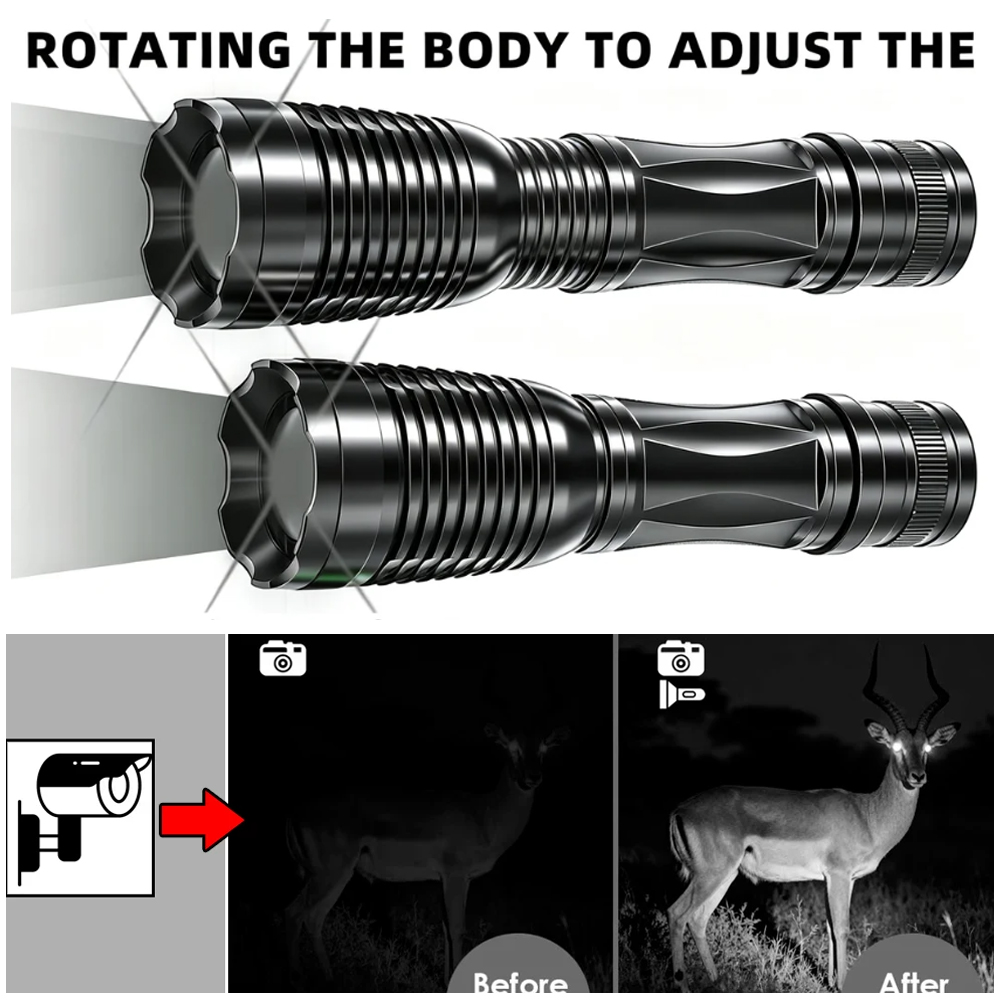 E6 Tactical Flashlight Strong  - Ir Illuminator 850Nm Flashlight recension och pris