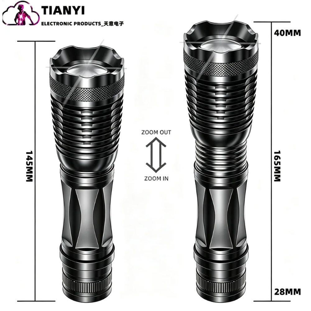 E6 Tactical Flashlight Strong  - Ir Illuminator 850Nm Flashlight recension och pris