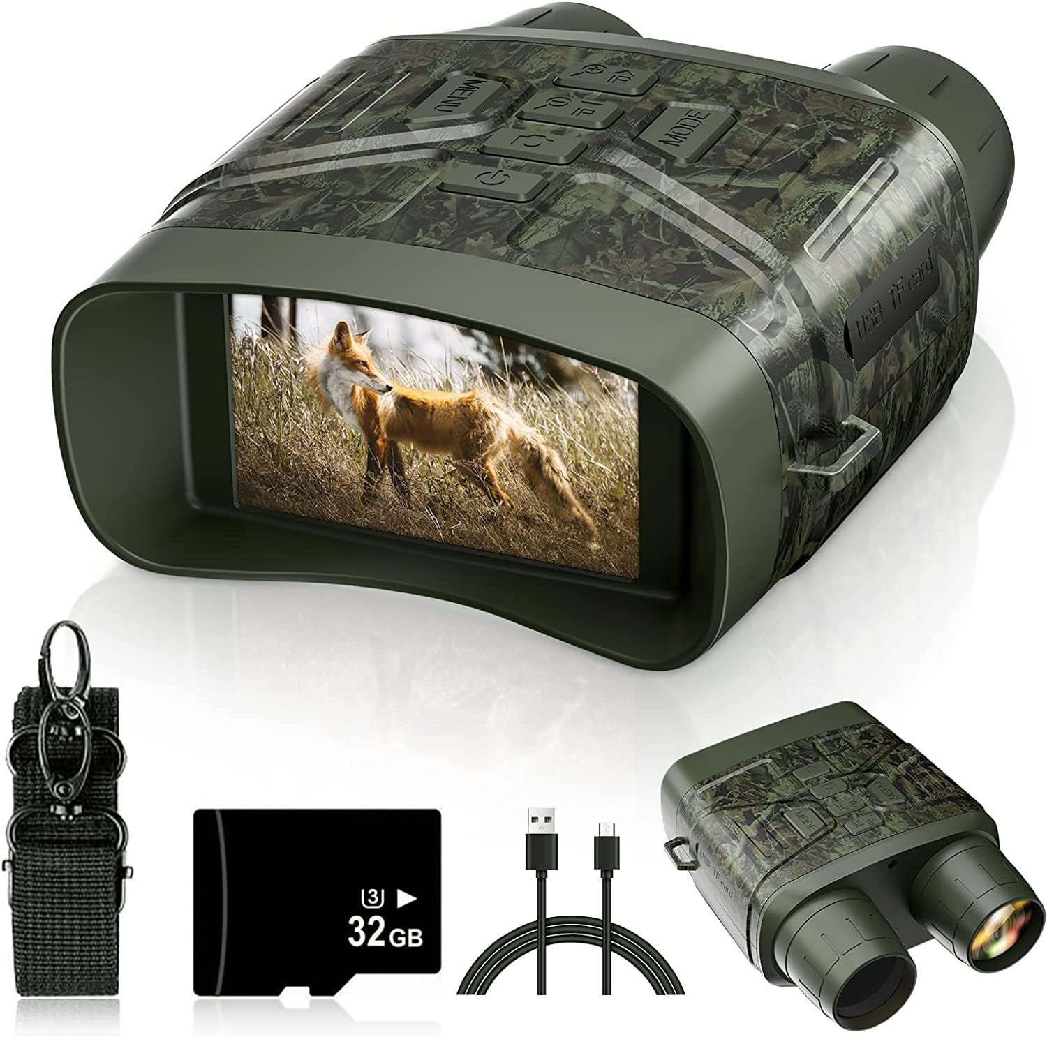 5X Digital Zoom Binoculars,4K  - Digital Night Vision Binoculars 4K recension och pris