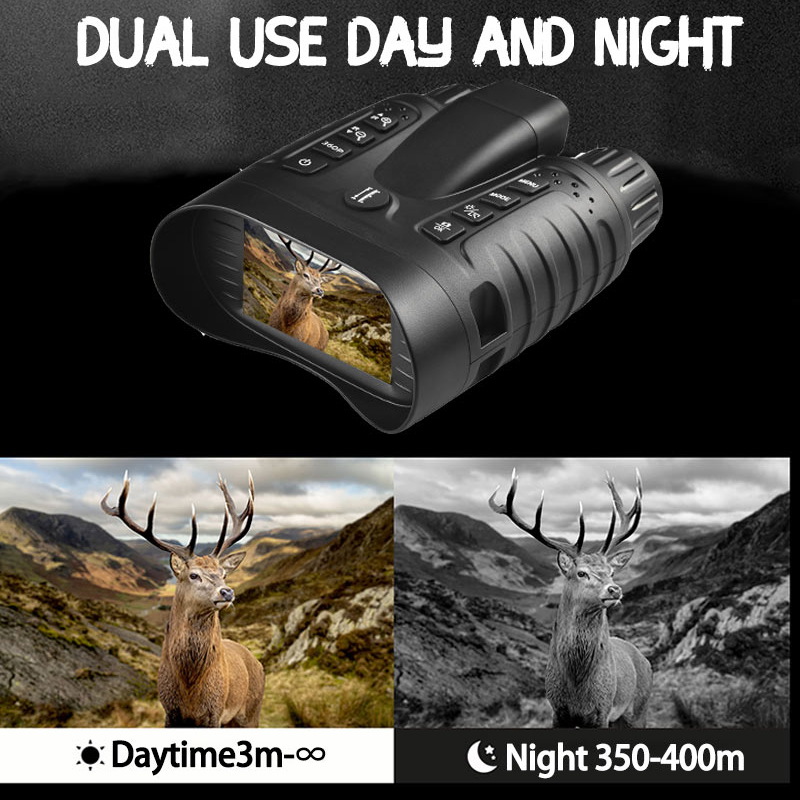 NV2185 Plus 4K Head Mounted Ni - Digital Night Vision Binoculars 4K recension och pris