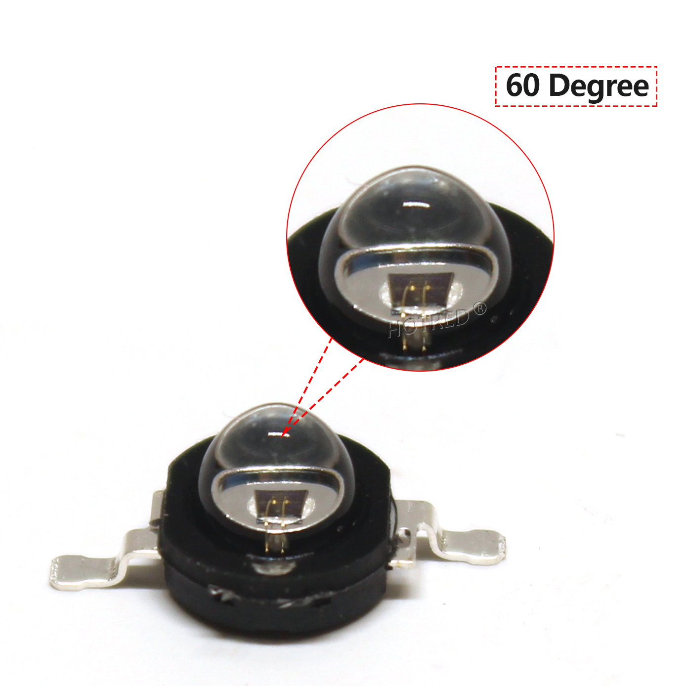 10pcs High Power LED Chip 60 d - Ir Illuminator 850Nm Flashlight recension och pris