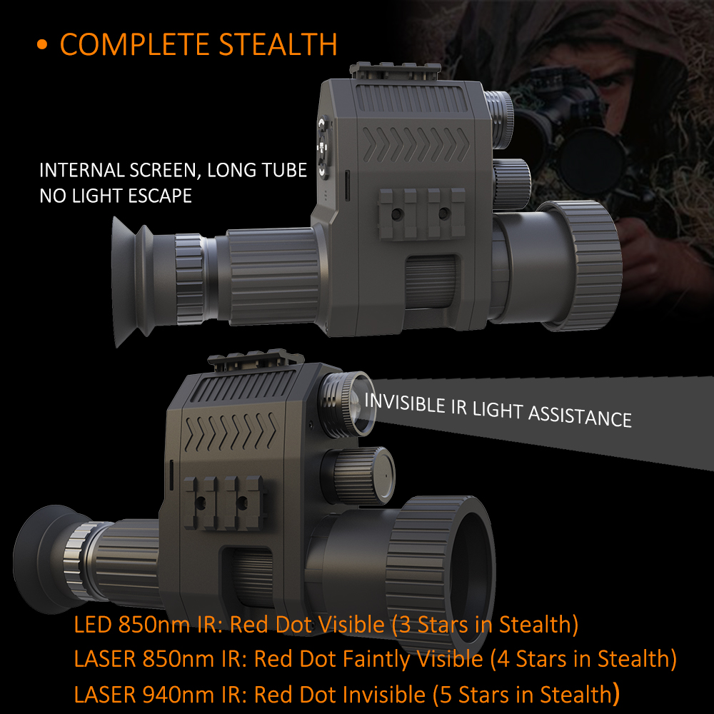 Digital Night Vision Scope Att - Night Vision Rifle Scope Ir 850Nm recension och pris