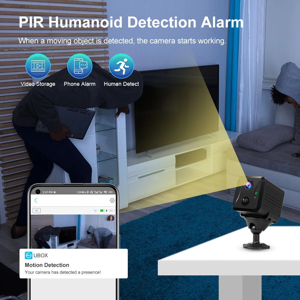 LS VISION 5MP 4G Mini CCTV Cam - Night Vision Camera Wifi 4G recension och pris