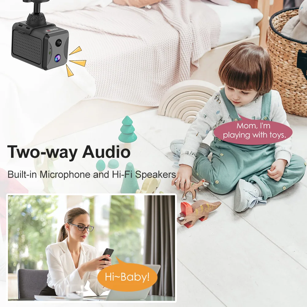 LS VISION 5MP 4G Mini CCTV Cam - Night Vision Camera Wifi 4G recension och pris
