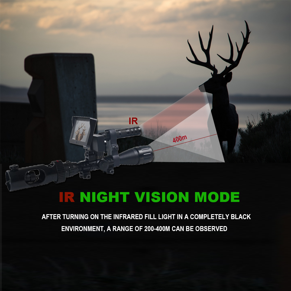 IR Optics Sight Scope Night Vi - Night Vision Rifle Scope Ir 850Nm recension och pris
