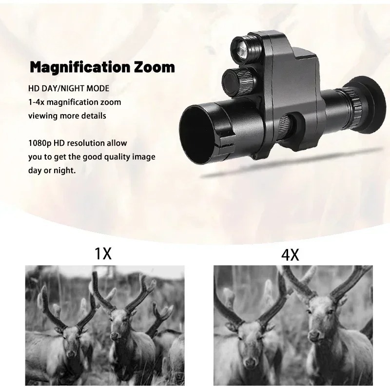 Night Vision Monocular 4X Zoom - Night Vision Scope 4X Digital recension och pris