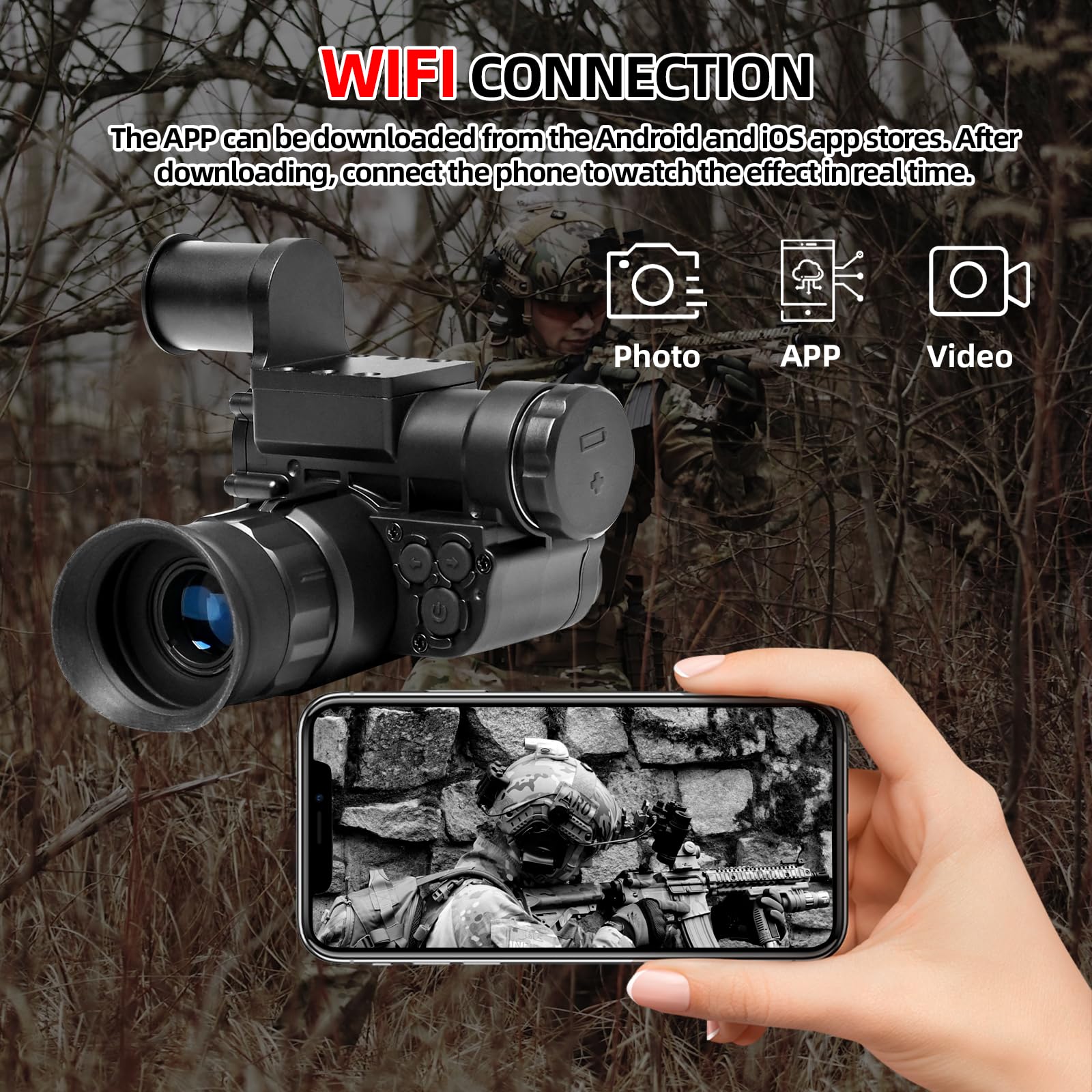 Tactical Digital Infrared Nvg1 - Night Vision Monocular 1080P recension och pris