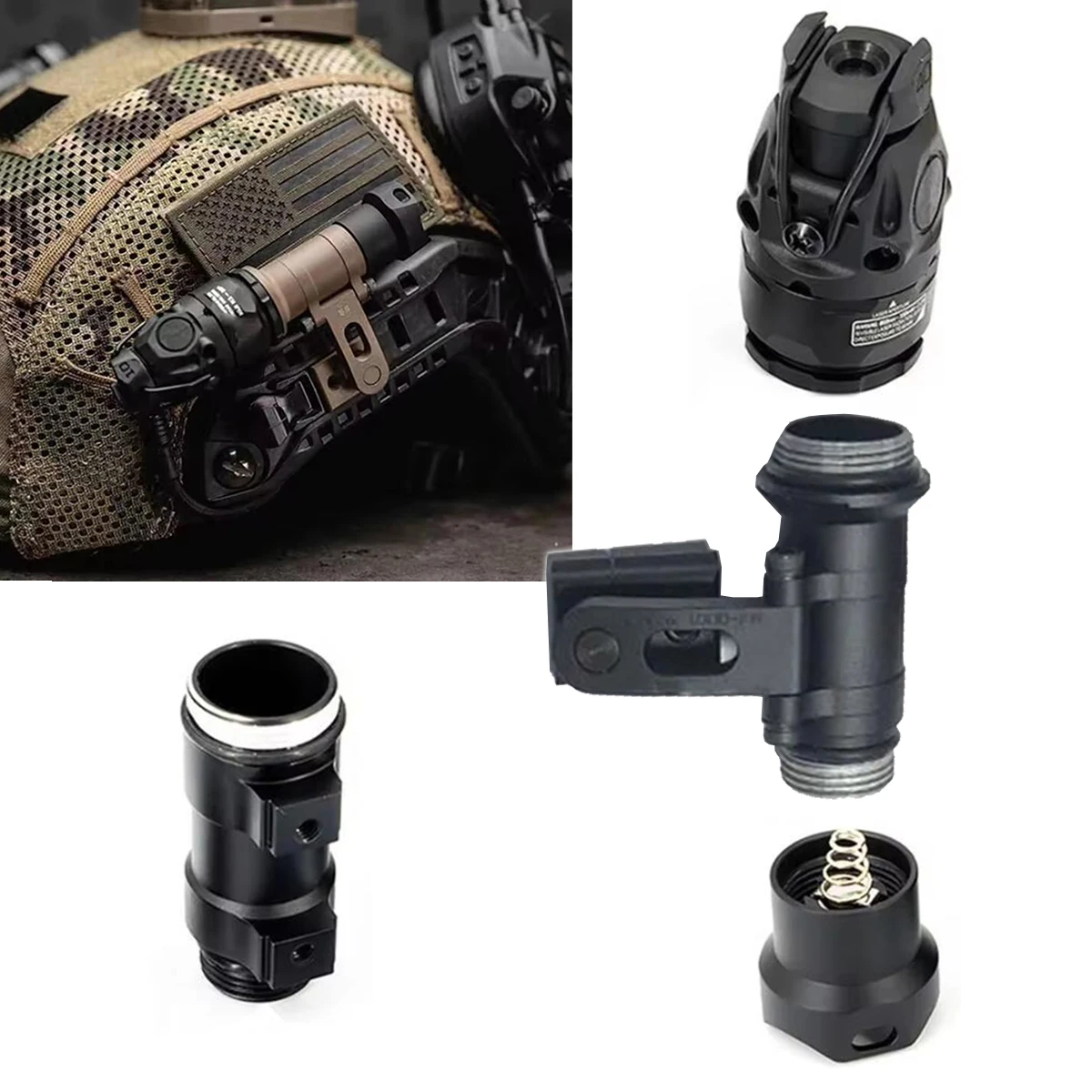MICH2000 ARC Helmet KIJI K10 I - Ir Illuminator 850Nm Flashlight recension och pris