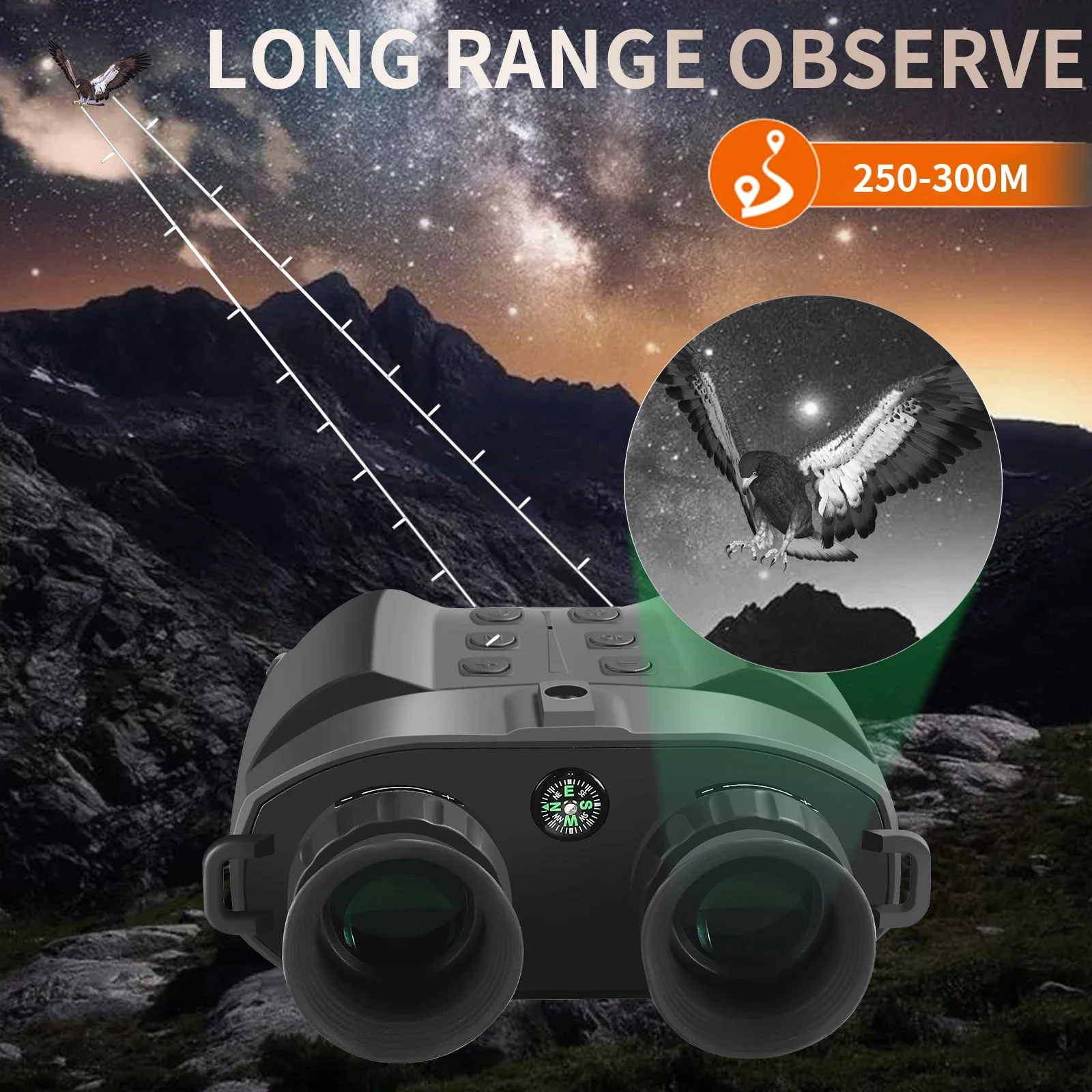 PVS-32  Infrared Night Binocul - Night Vision Goggles Head Mounted recension och pris