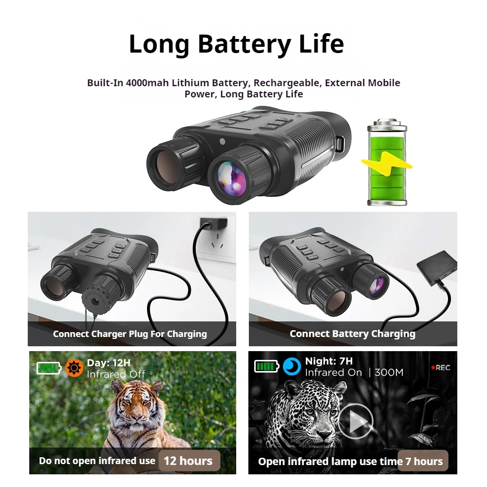 NV3280 500M  Digital Night Vis - Digital Night Vision Binoculars 4K recension och pris