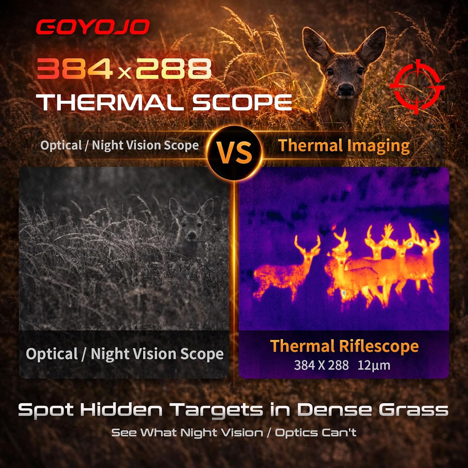 GOYOJO G325 G315 Thermal Imagi - Night Vision Monocular 8X recension och pris