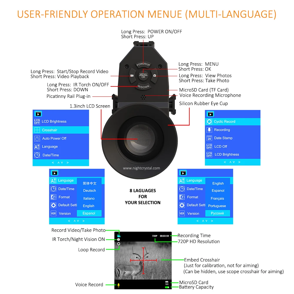 Megaorei 3B NK007s Military Ni - Night Vision Scope For Crossbow recension och pris