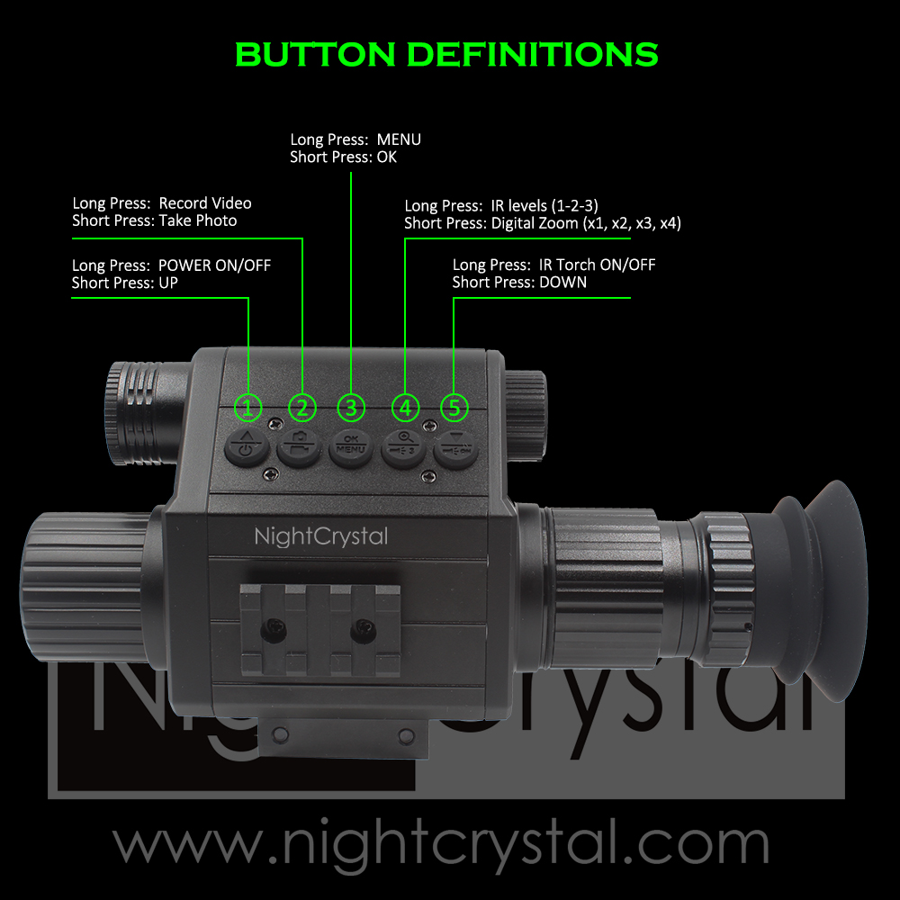 Megaorei M5 Night Vision Rifle - Night Vision Rifle Scope Ir 850Nm recension och pris