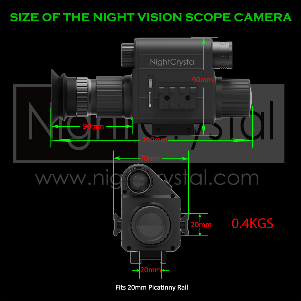 Megaorei M5 Night Vision Rifle - Night Vision Rifle Scope Ir 850Nm recension och pris
