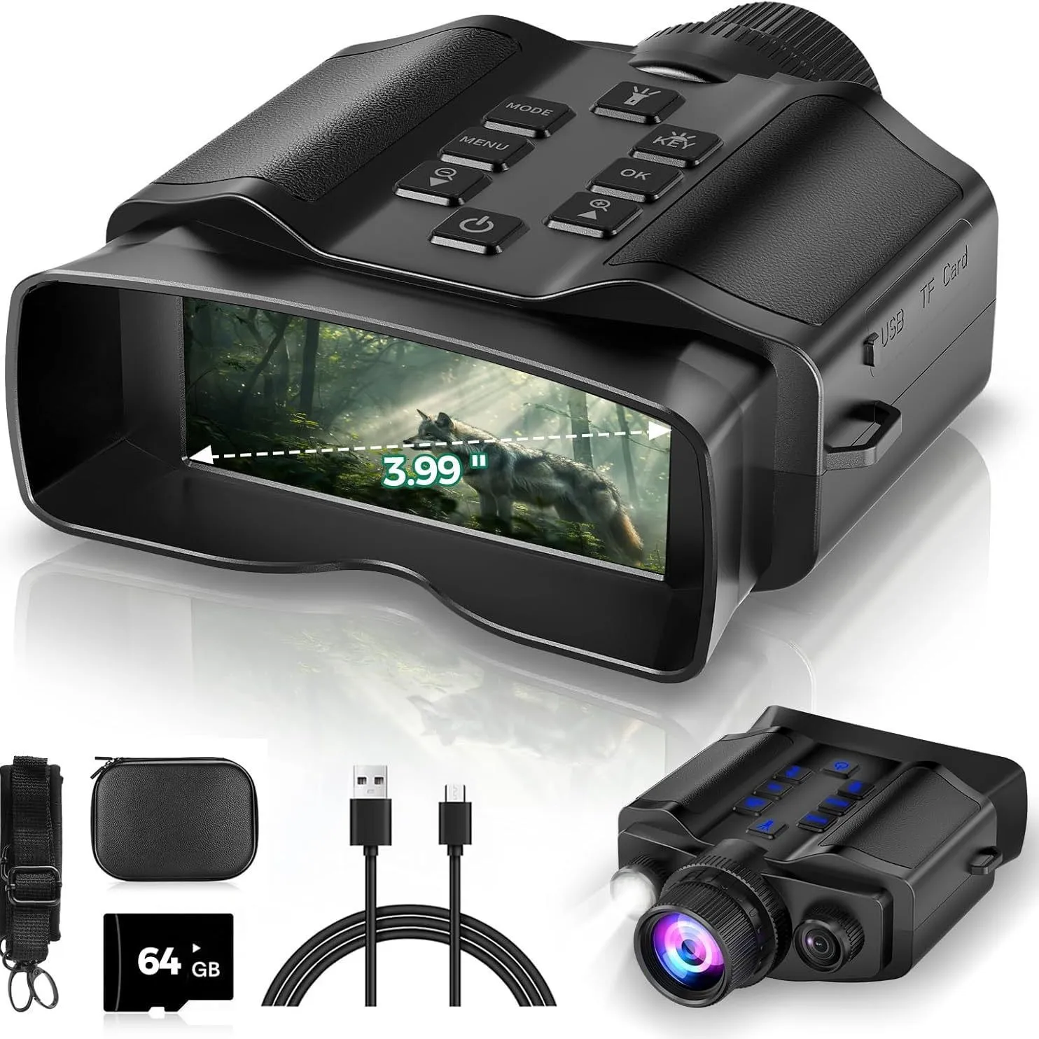 4K high definition digital tel - Digital Night Vision Binoculars 4K recension och pris
