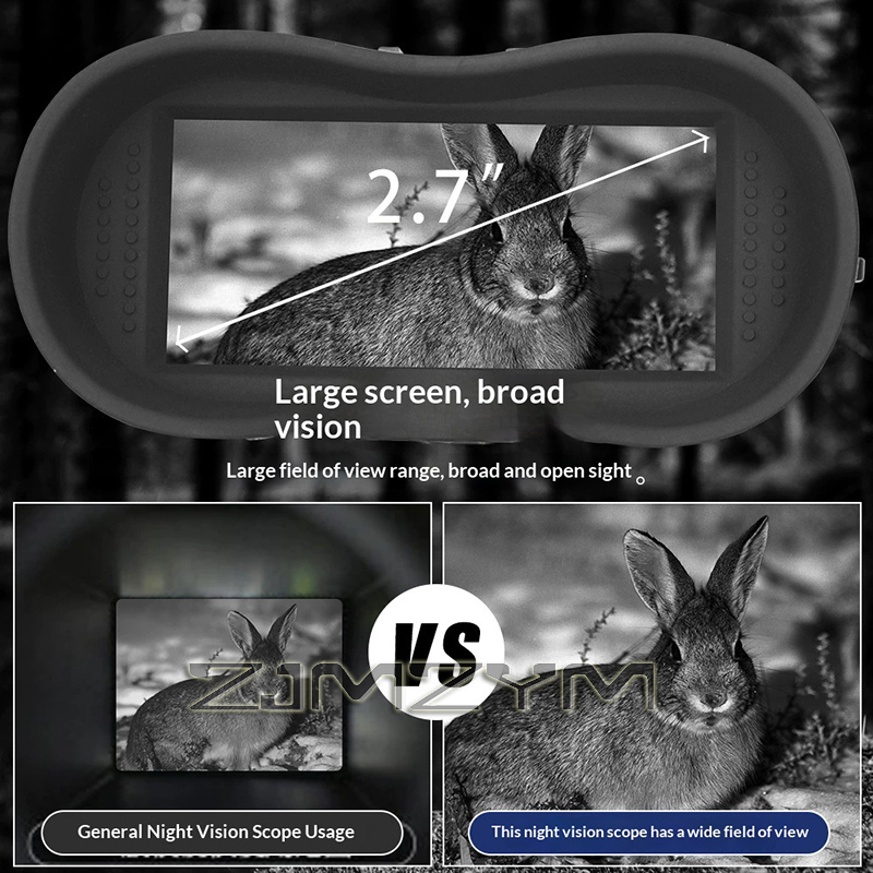 Infrared Thermal Binoculars He - Night Vision Goggles Head Mounted recension och pris